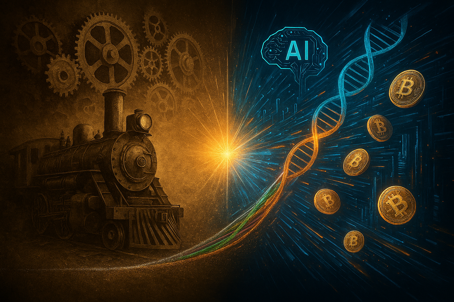 市工業革命 2.0 |舊尺與新世界|「階梯式」爆發增長|比特幣與區塊鏈